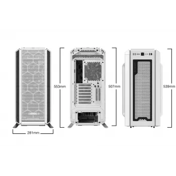 PC Case be quiet! Silent Base 802 Window Valge Midi Tower