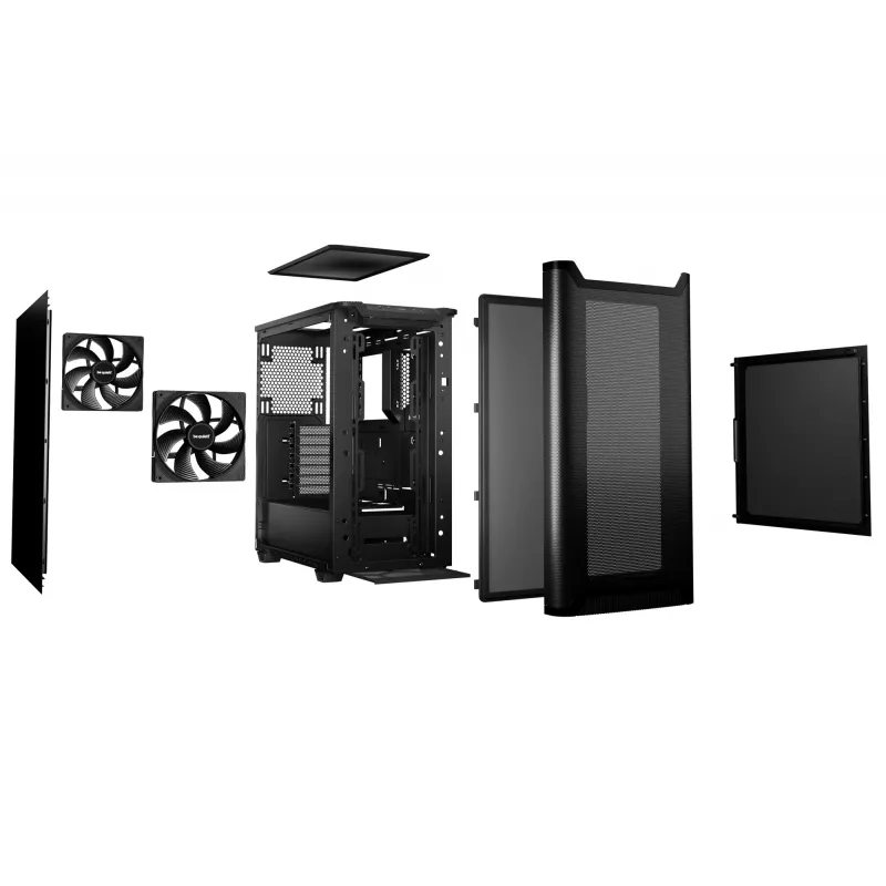 PC korpus be quiet! PURE BASE 501 Airflow Midi Tower Must