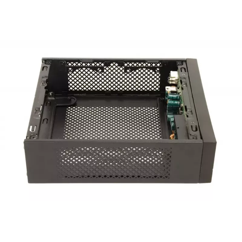 PC korpus CHIEFTEC IX-01B-OP Small Form Factor SFF Mini-ITX, 1×3.5 inch sahtel, teras, must