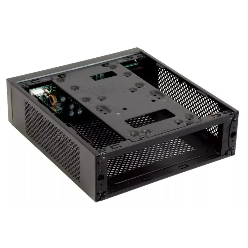 PC korpus CHIEFTEC IX-01B-OP Small Form Factor SFF Mini-ITX, 1×3.5 inch sahtel, teras, must