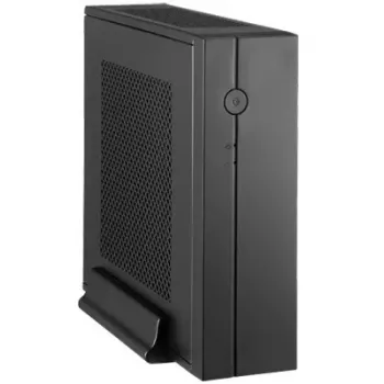PC korpus CHIEFTEC IX-01B-OP Small Form Factor SFF Mini-ITX, 1×3.5 inch sahtel, teras, must