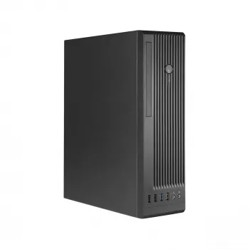 Arvutikorpus CHIEFTEC BE-10B-300 Small Form Factor must, microATX, 300 W toiteplokk, 22 cm GPU