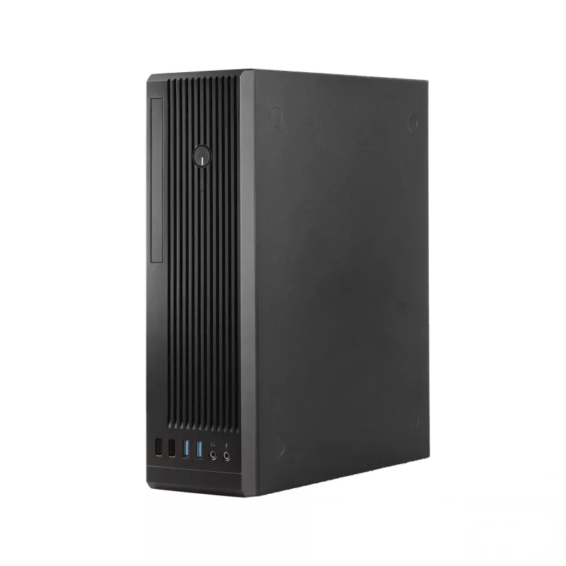 Arvutikorpus CHIEFTEC BE-10B-300 Small Form Factor must, microATX, 300 W toiteplokk, 22 cm GPU