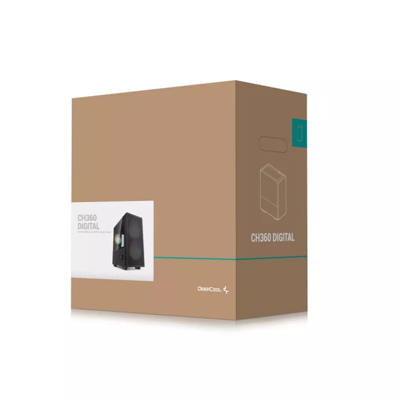 DEEPCOOL Ch360 Digital Micro Tower Case - Must