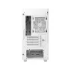 DeepCool CH360 Micro-ATX arvutikorpus, karastatud klaas, ilma toiteplokita, valge