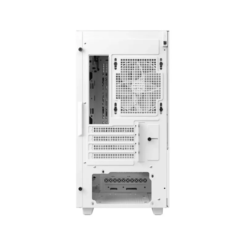 DeepCool CH360 Micro-ATX arvutikorpus, karastatud klaas, ilma toiteplokita, valge