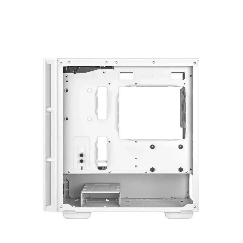 DeepCool CH360 Micro-ATX arvutikorpus, karastatud klaas, ilma toiteplokita, valge