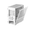 DeepCool CH360 Micro-ATX arvutikorpus, karastatud klaas, ilma toiteplokita, valge