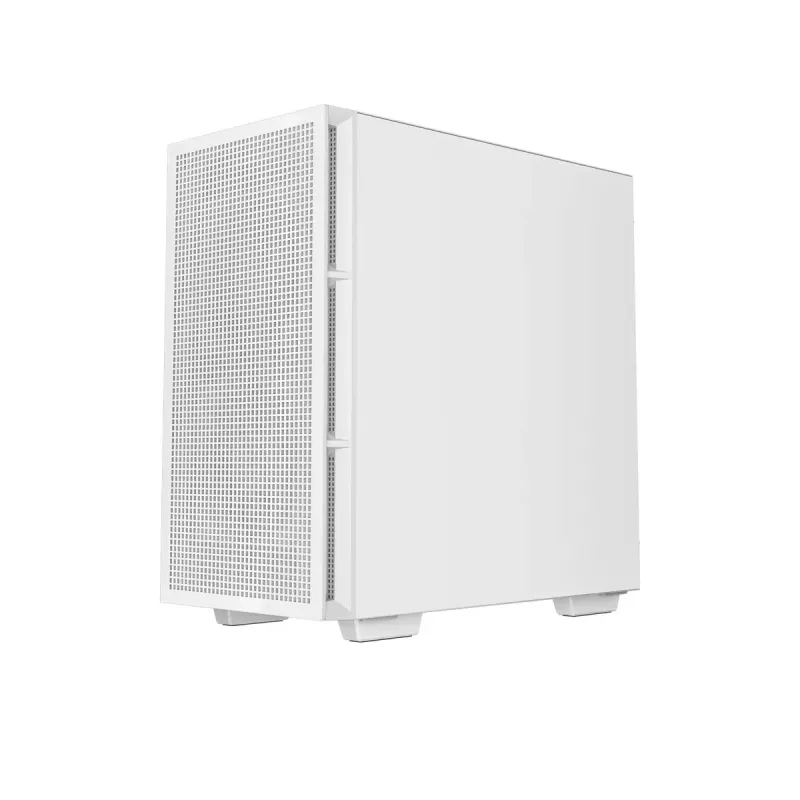DeepCool CH360 Micro-ATX arvutikorpus, karastatud klaas, ilma toiteplokita, valge