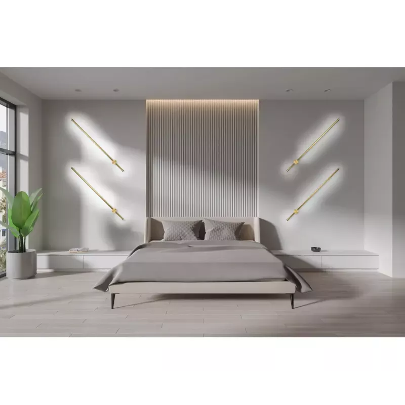LED-seinalamp ActiveJet AJE-HILTON Patina kuldne 13 W 3000 K 555 lm 900 mm siseruumidesse CRI80