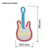 LED-neoonmärk ActiveJet AJE-NEON GUITAR mitmevärviline USB 5V, 240×176×20 mm, pinnale paigaldatav