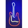 LED-neoonmärk ActiveJet AJE-NEON GUITAR mitmevärviline USB 5V, 240×176×20 mm, pinnale paigaldatav
