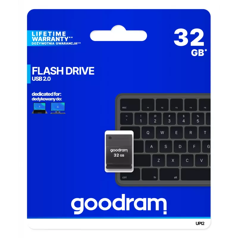 Goodram UPI2 USB-mälupulk 32 GB USB Type-A 2.0 Must
