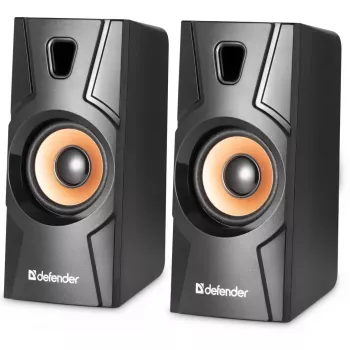Juhtmega lauaarvutikõlar DEFENDER Aurora S8 — 2.0, 8 W RMS, USB-toide, 3,5 mm, must