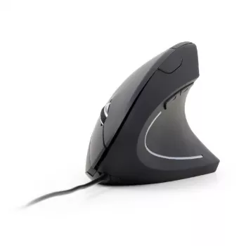 GEMBIRD optiline hiir MUS-ERGO-01 - ergonoomiline 6 nupuga, ratas, USB, must
