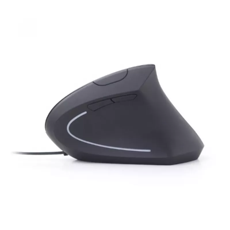GEMBIRD optiline hiir MUS-ERGO-01 - ergonoomiline 6 nupuga, ratas, USB, must
