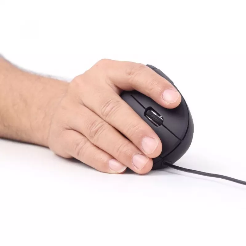 GEMBIRD optiline hiir MUS-ERGO-01 - ergonoomiline 6 nupuga, ratas, USB, must