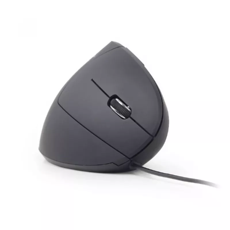 GEMBIRD optiline hiir MUS-ERGO-01 - ergonoomiline 6 nupuga, ratas, USB, must