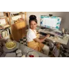 HP 350 kompaktne mitme seadmega Bluetooth-klaviatuur, juhtmevaba, Bluetooth, mehaaniline, QWERTY, must