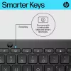 HP 350 kompaktne mitme seadmega Bluetooth-klaviatuur, juhtmevaba, Bluetooth, mehaaniline, QWERTY, must