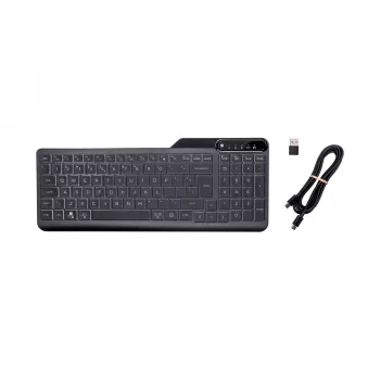 HP 400 taustvalgustusega juhtmega klaviatuur, täissuuruses (100%), juhtmega, USB, mehaaniline, QWERTY, must