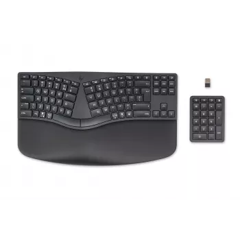 HP 960 Ergonoomiline juhtmevaba klaviatuur, täissuuruses (100%), juhtmevaba, RF-juhtmevaba + Bluetooth, membraan, QWERTY, must