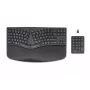 HP 960 Ergonoomiline juhtmevaba klaviatuur, täissuuruses (100%), juhtmevaba, RF-juhtmevaba + Bluetooth, membraan, QWERTY, must