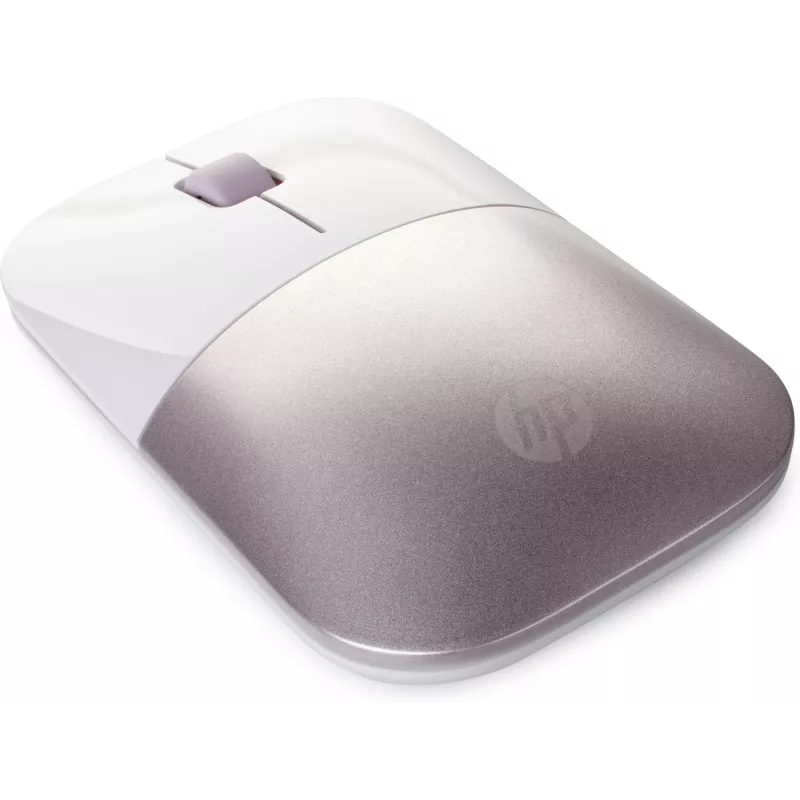 HP Wireless hiir Z3700 - Valge/Pink, mõlemakäeline, RF Wireless, 1200 DPI, Pink, Valge