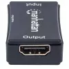 AV repiiter Manhattan HDMI Repeater 4K@60Hz, 1xHDMI sisend/väljund, 600 MHz ribalaius, kuni 40 m, toide mikro-USB kaudu, must
