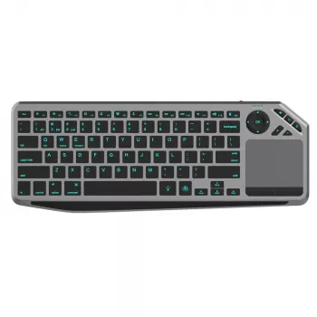 Techly ICTB9801TB klaviatuur Universaalne RF traadita + Bluetooth QWERTY USA inglise Must