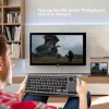 Techly ICTB9801TB klaviatuur Universaalne RF traadita + Bluetooth QWERTY USA inglise Must