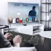 Techly ICTB9801TB klaviatuur Universaalne RF traadita + Bluetooth QWERTY USA inglise Must