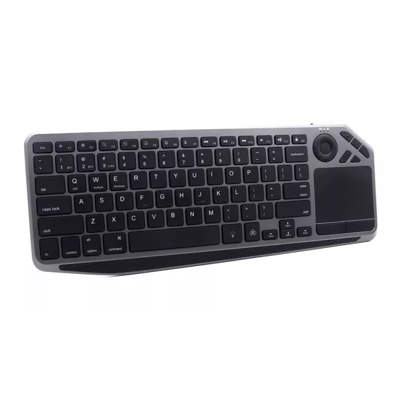 Techly ICTB9801TB klaviatuur Universaalne RF traadita + Bluetooth QWERTY USA inglise Must