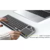 Techly ICTB9801TB klaviatuur Universaalne RF traadita + Bluetooth QWERTY USA inglise Must