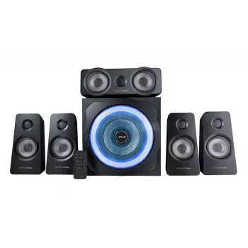 Trust GXT 658 Tytan 5.1 kõlarikomplekt 90 W Universaalne Must 5.1 kanalid