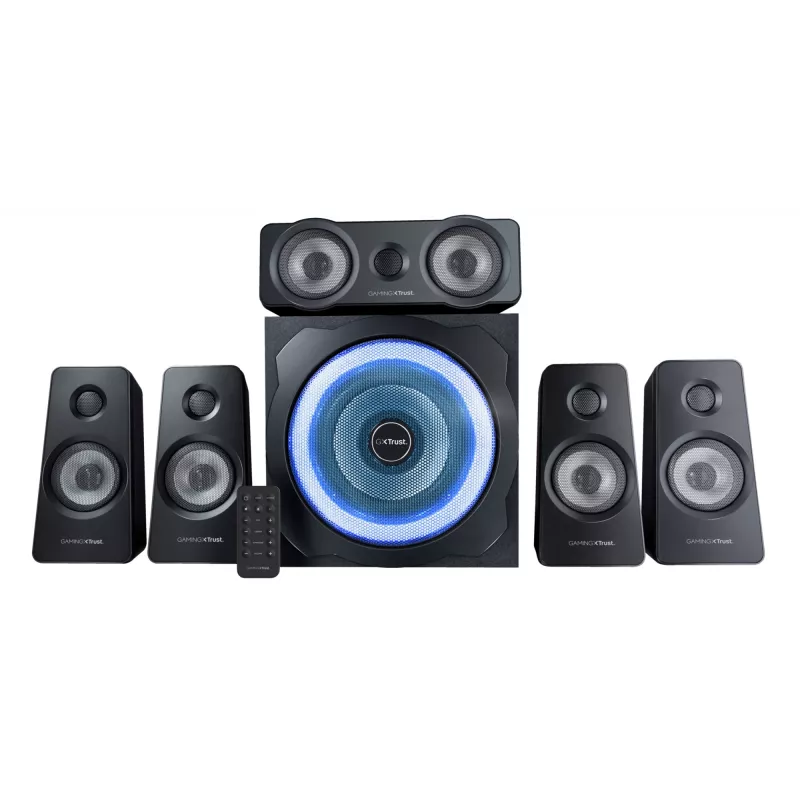 Trust GXT 658 Tytan 5.1 kõlarikomplekt 90 W Universaalne Must 5.1 kanalid