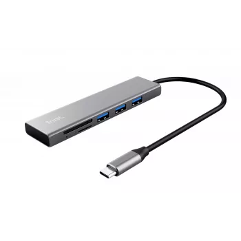 Trust Halyx USB 3.2 Gen 1 (3.1 Gen 1) USB-C 104 Mbit/s Aluminium