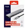 Trust Halyx USB 3.2 Gen 1 (3.1 Gen 1) USB-C 104 Mbit/s Aluminium
