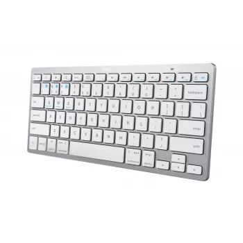 Trust 24651 juhtmevaba QWERTY US English klaviatuur, hõbedane