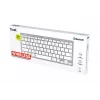 Trust 24651 juhtmevaba QWERTY US English klaviatuur, hõbedane