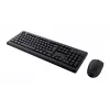 Juhtmevaba klaviatuuri ja hiire komplekt TRUST Primo — täissuuruses QWERTY USA inglise klaviatuur, RF USB-A vastuvõtja, 1200 DPI optiline hiir, must