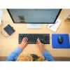 Juhtmevaba klaviatuuri ja hiire komplekt TRUST Primo — täissuuruses QWERTY USA inglise klaviatuur, RF USB-A vastuvõtja, 1200 DPI optiline hiir, must