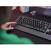 Juhtmega mänguklaviatuur TRUST GXT 836 Evocx USB QWERTY US English, RGB-taustvalgustus, randmetugi, 114 klahvi, 110% paigutus