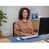 Trust Ody II klaviatuur koos hiirega Kodu/Kontor RF juhtmevaba QWERTY USA inglise keel Valge