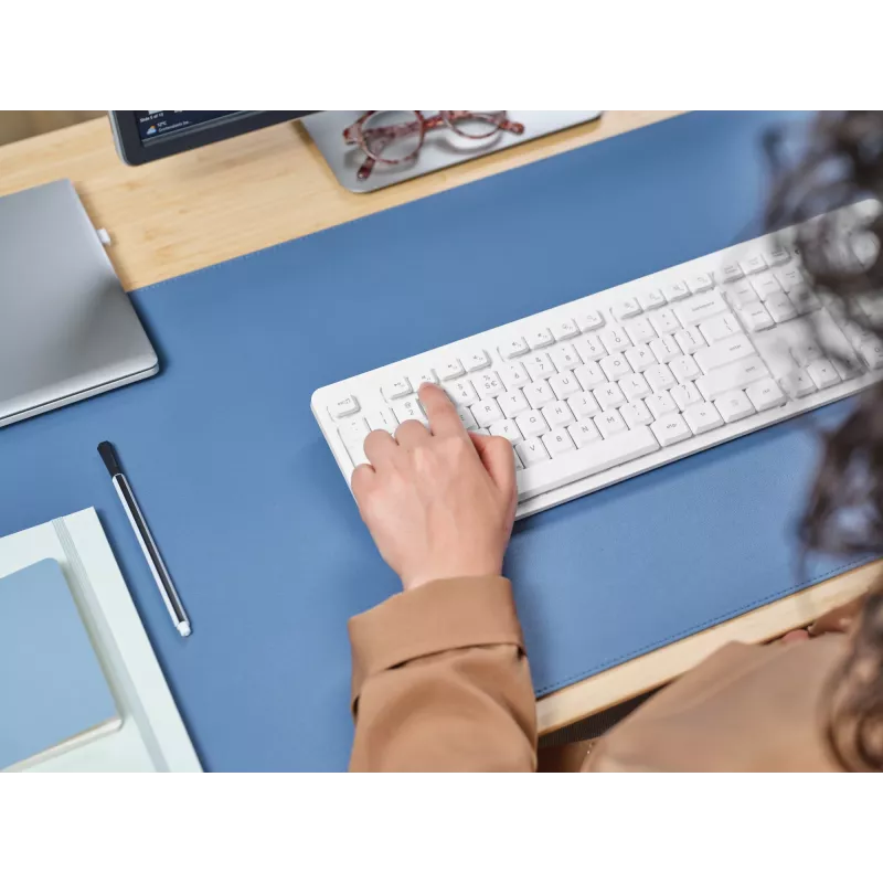 Trust Ody II klaviatuur koos hiirega Kodu/Kontor RF juhtmevaba QWERTY USA inglise keel Valge