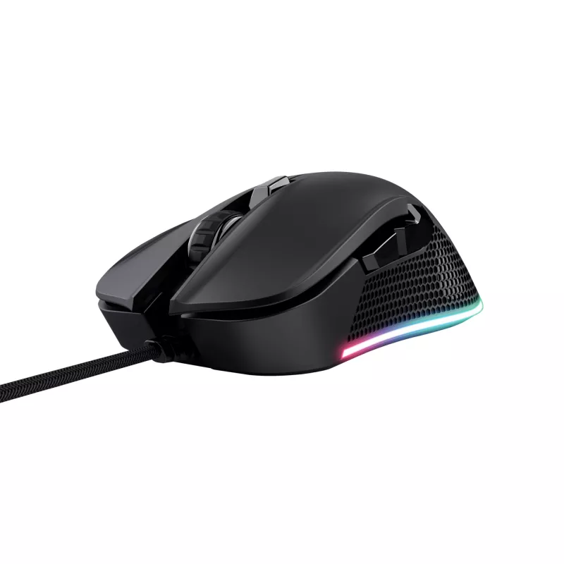 Trust GXT 922 YBAR mängurihiir, paremakäeline, USB Type-A, optiline, 7200 DPI
