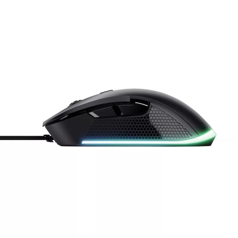 Trust GXT 922 YBAR mängurihiir, paremakäeline, USB Type-A, optiline, 7200 DPI