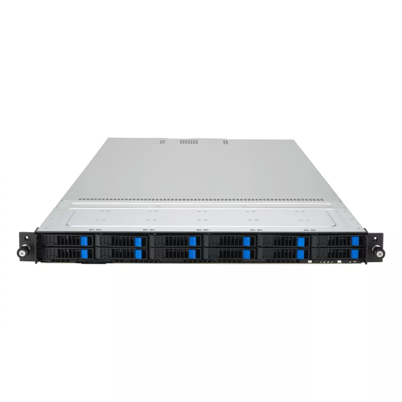 ASUS RS700A-E12-RS12U Socket SP5 Rack (1U) Must, teras