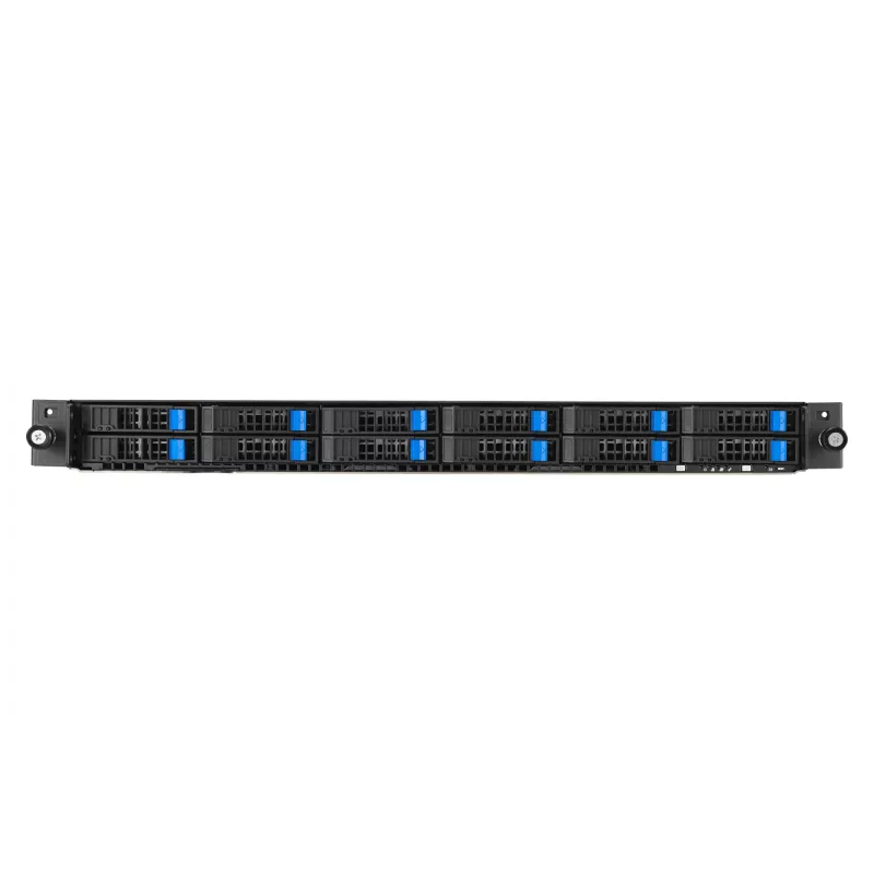 ASUS RS700A-E12-RS12U Socket SP5 Rack (1U) Must, teras
