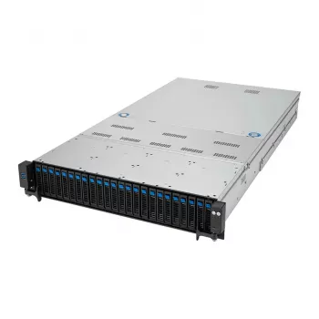 Riiuliserver ASUS RS720A-E12-RS24U 2U Socket SP5, 2x CPU tugi, 24x 2,5-tollist pesa, 24 DIMM DDR5 pesa, 2600W toiteplokk, 10GbE
